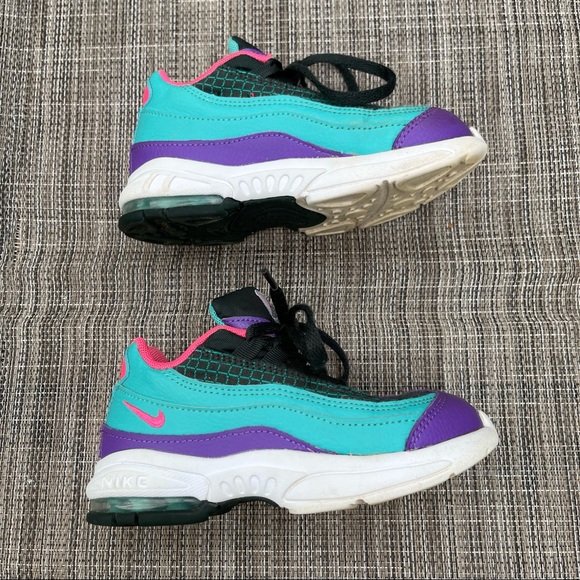 Nike TD Air Max 95 Now - Outdoor Green/Hyper Pink - Picture 3 of 8